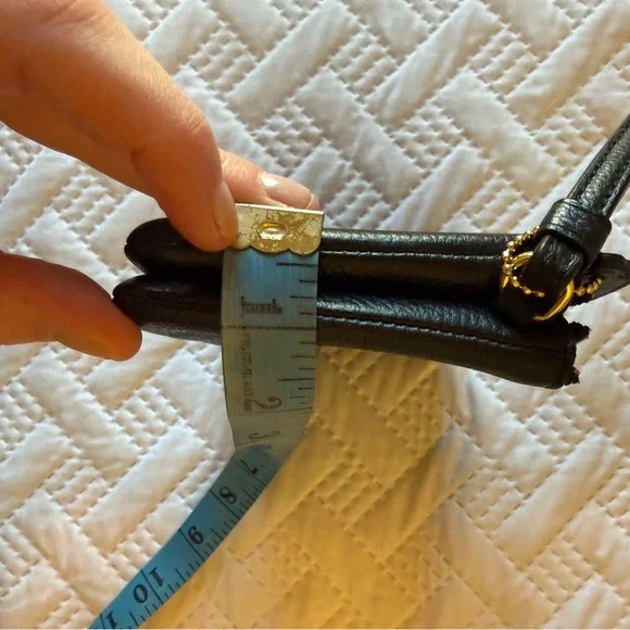 LIKE NEW! Coach Black Leather Wristlet with Gold Hardware - Picture 9 of 9